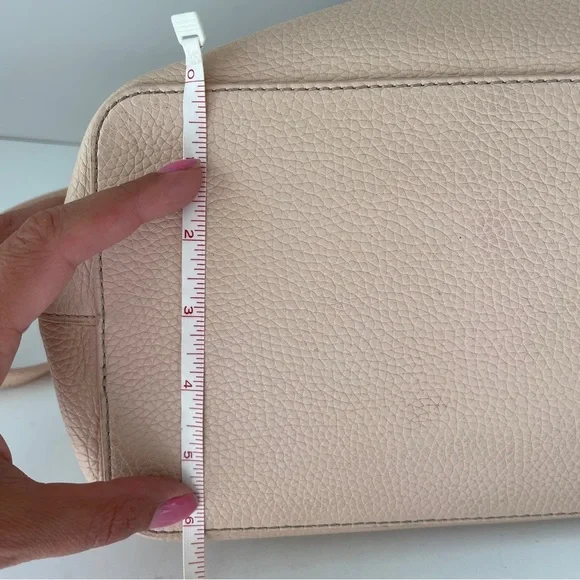 Tory Burch Light Nude Pink Bucket Bag Crossbody Purse - Picture 12 of 16